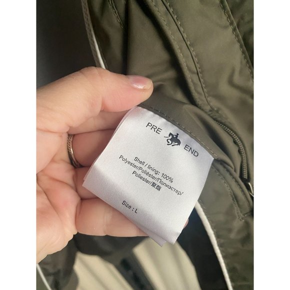 NWOT Pre End Davis Jacket in Sand Sz L WARM COMFY Zip Up - Picture 8 of 10